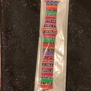 38M serape and leopard watch band